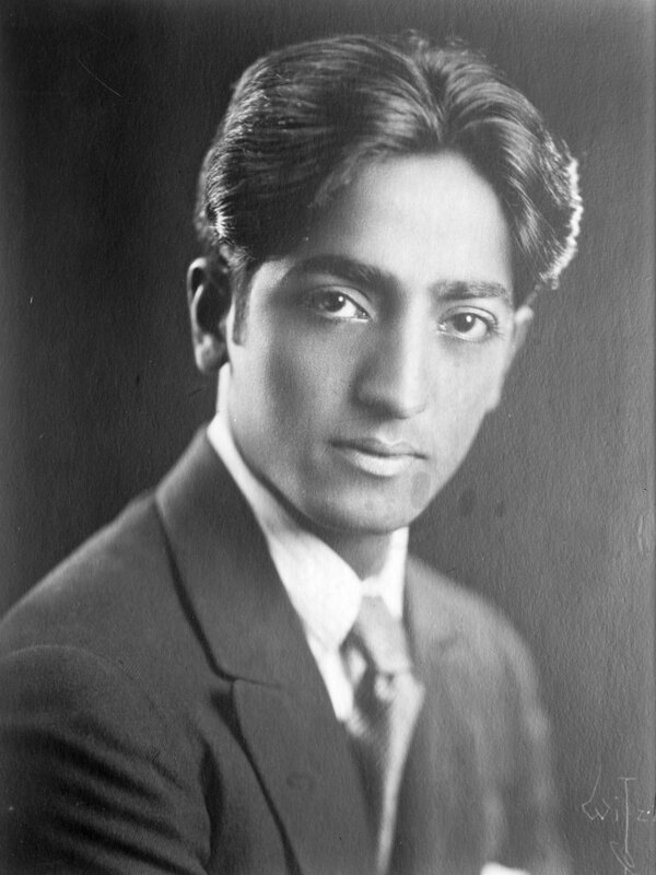 Portrait of Jiddu Krishnamurti