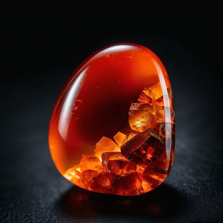 Carnelian crystal