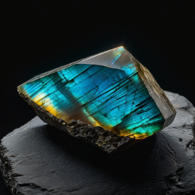Labradorite crystal