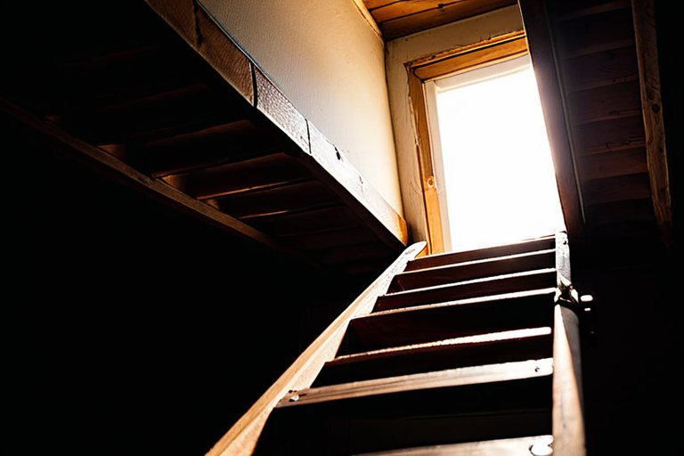 Attic Ladder Climb
