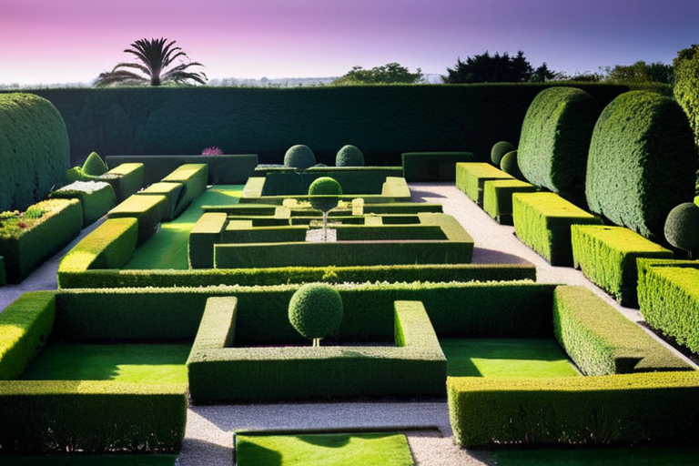 Garden Hedge Maze