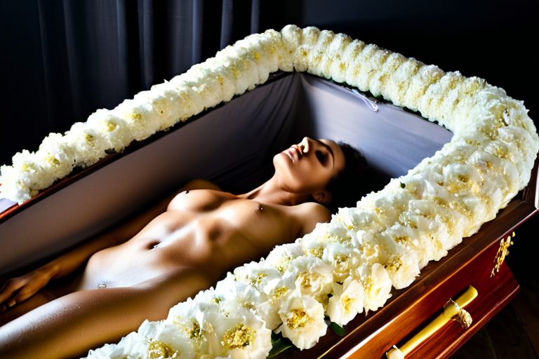 Flower Coffin Light