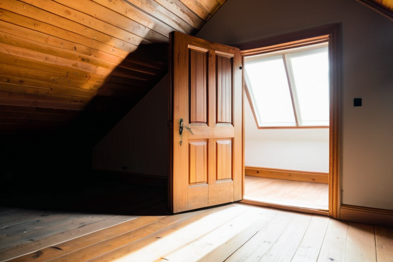 Hidden Attic Door