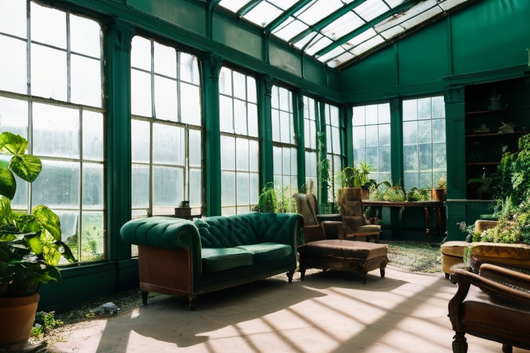 Overgrown Greenhouse