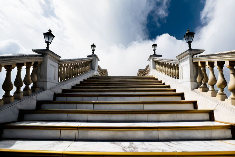 Staircase Up Clouds