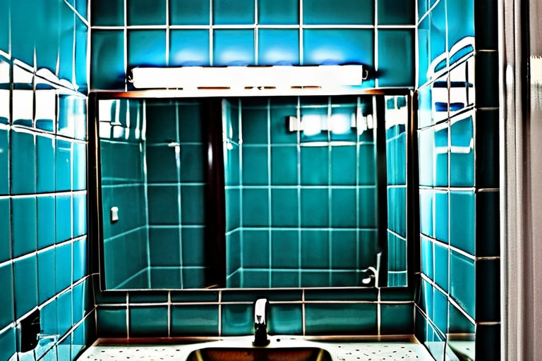 Bathroom Mirror Shock