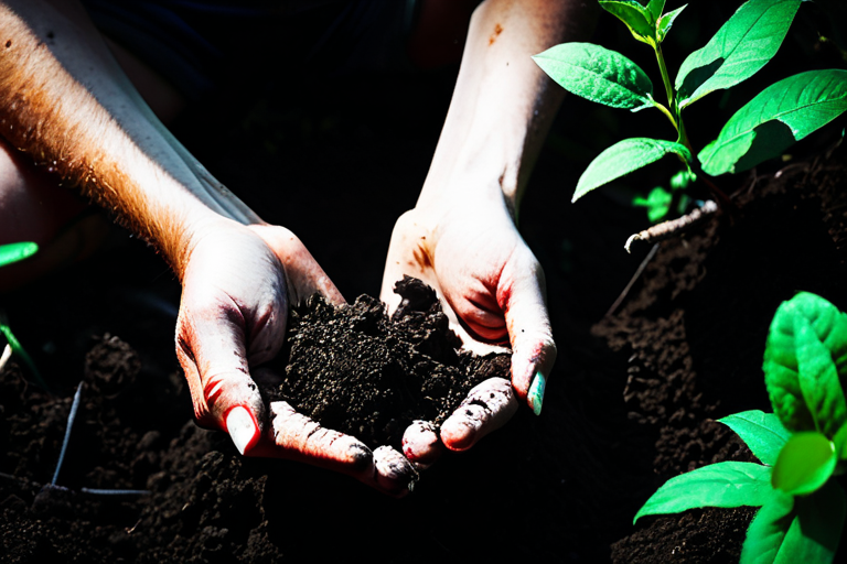 Garden Soil Bury