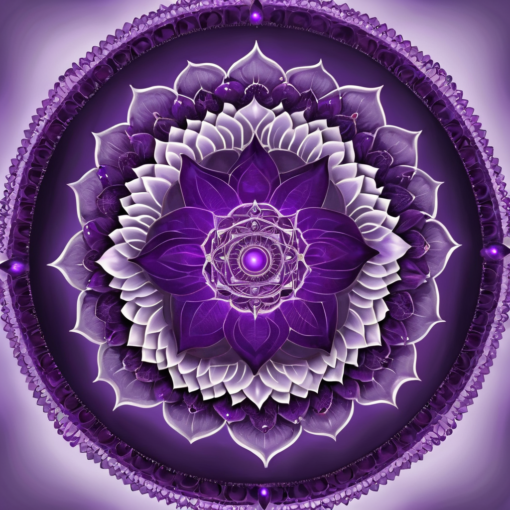 Violet Crown Mandala